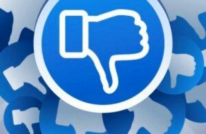 no me gusta Facebook